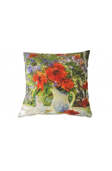 Povlak na polštář fototisk - vzor 3698 kytice