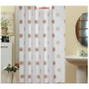 Koupelnový závěs 180x200 cm 100% Polyester - vzor 6969 hnědý