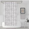 Koupelnový závěs 180x200 cm 100% Polyester - vzor 1406 - cihlová stěna béžová