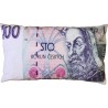 Polštářek "bankovka" - vzor 100 Kč
