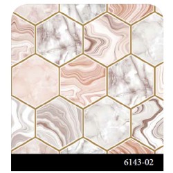 Ubrusovina PVC s textilním podkladem š.140 cm - vzor 6143-02