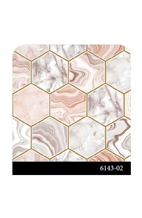 Ubrusovina PVC s textilním podkladem š.140 cm - vzor 6143-02