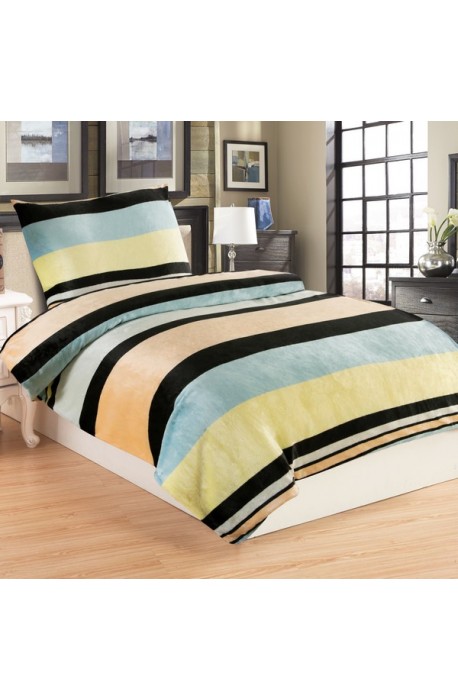 Ložní povlečení mikroplyš - vzor Strio