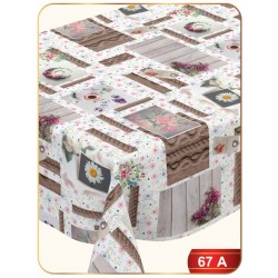 Ubrusovina PVC s textilním podkladem š.140 cm - vzor 67A