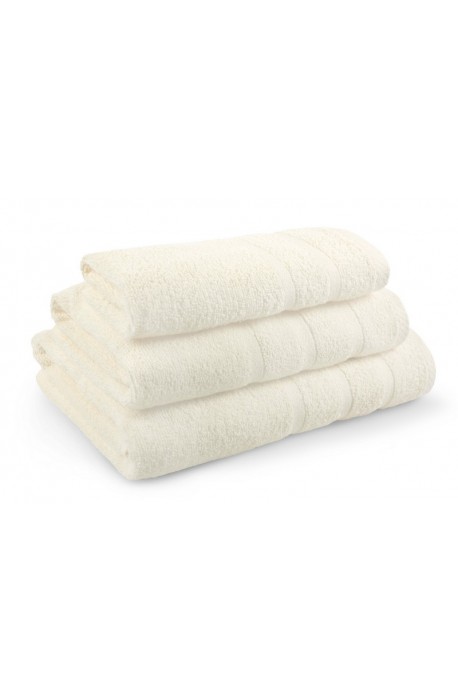 sada ručníků Pearl 3ks - 30x50 + 50x90 + 70x140 cm - vanilkový
