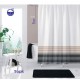 Koupelnový závěs 180x200 cm 100% Polyester - vzor 2108 BI CR