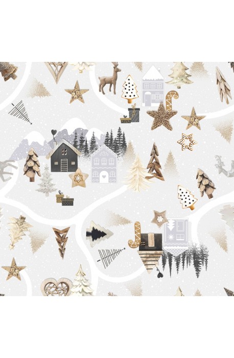 Ubrusovina PVC s textilním podkladem š.140 cm - vzor 232.1