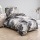 Ložní povlečení mikroplyš - vzor Šedý mramor
