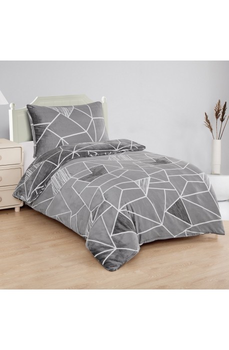 Ložní povlečení mikroplyš - vzor Triangolo