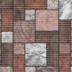 Aqua-nova koupelnová rohož šíře 65 cm - vzor 573B