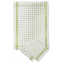 Kuchyňská utěrka 3 kusová - zelený positiv