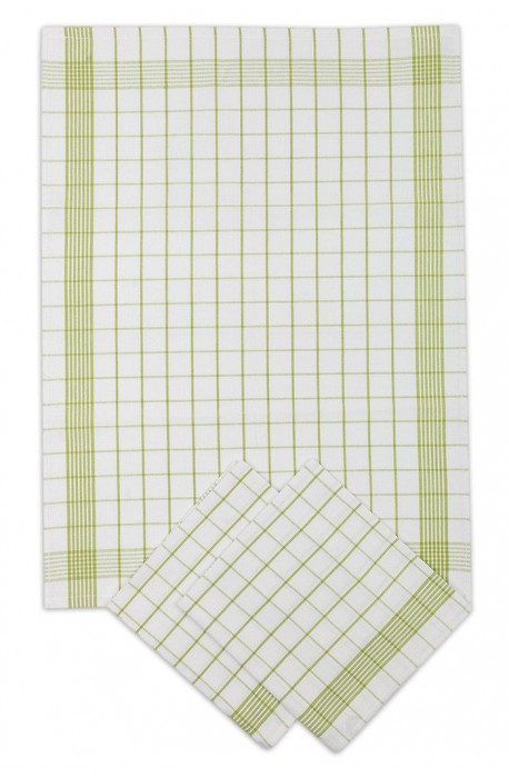 Kuchyňská utěrka 3 kusová - zelený positiv