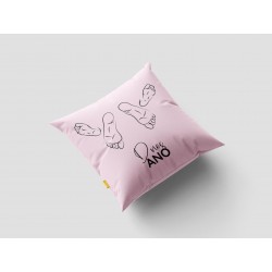 Polštářek lechtivý 40x40cm