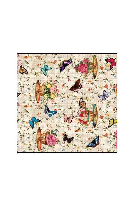 Ubrusovina PVC s textilním podkladem š.140 cm - vzor 113A