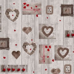 Ubrusovina PVC s textilním podkladem š.140 cm - vzor 108B