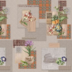 Ubrusovina PVC s textilním podkladem š.140 cm - vzor 192A